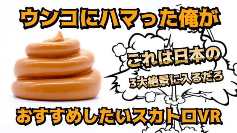 VR版スカトロおすすめ動画!うんこはまずVRから始めるべき理由